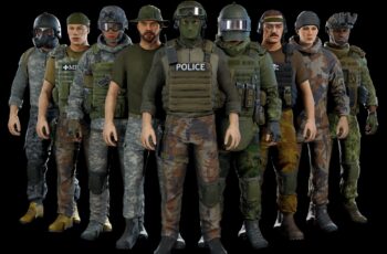 Unity – Modular military character 2