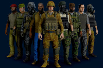 Unity – Modular military character