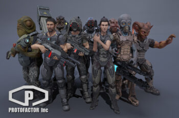 Unity – SCI FI SHOOTER CHARACTERS PACK VOL 1